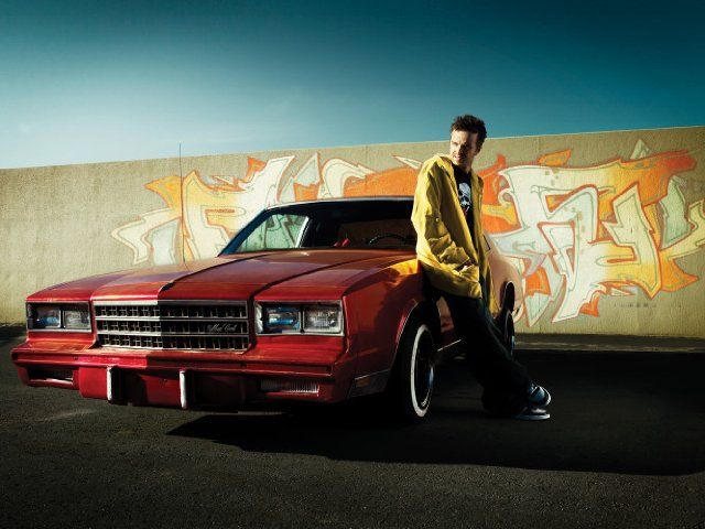 Jesse Pinkman no seu carro